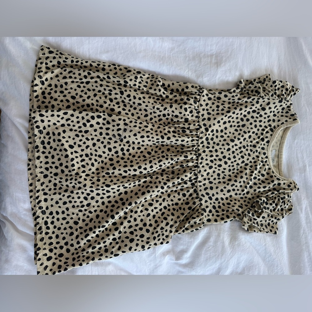 Animal Print Kids Dress